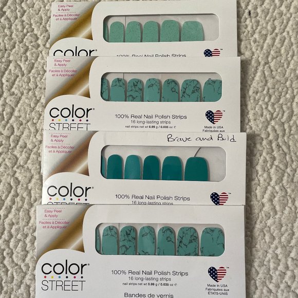 RETIRED COLOR STREET BUNDLE - LIGHT BLUE/TURQUOISE - Picture 1 of 1